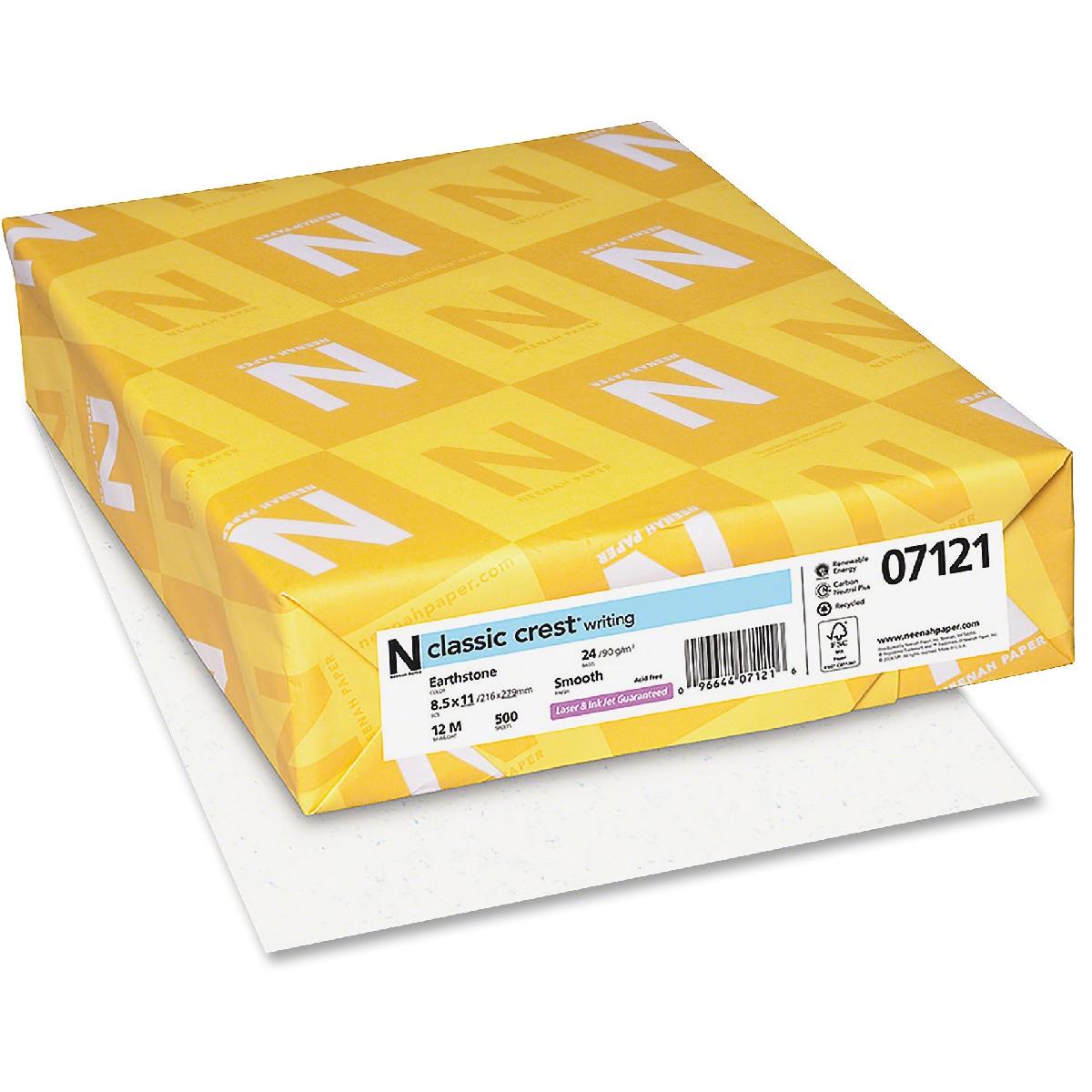 Neenah Paper® Classic Crest Earthstone Smooth 24 lb. Writing 8.5x11 in. 500 Sheets